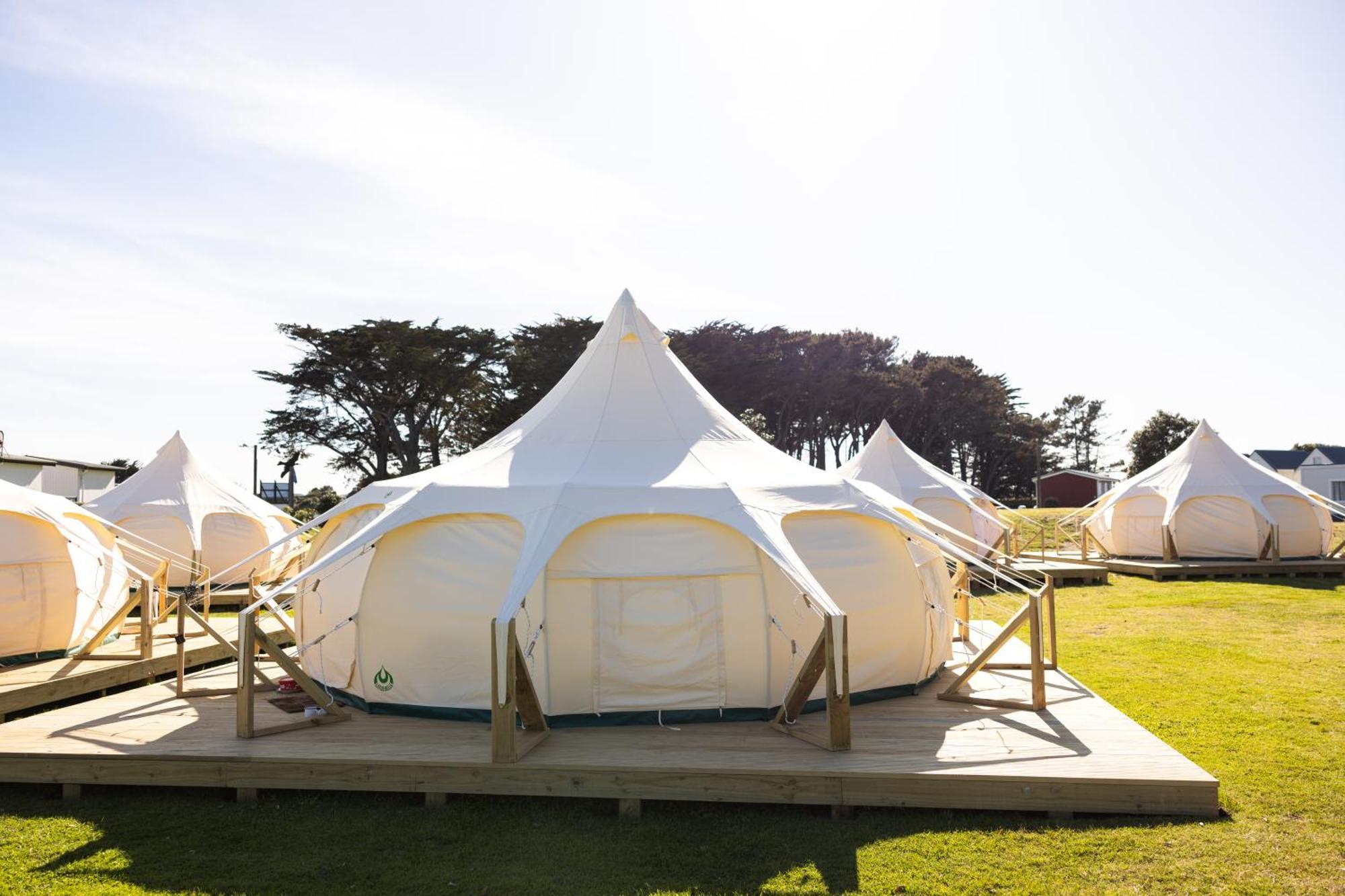 Foxton Beach Holiday Park Buitenkant foto