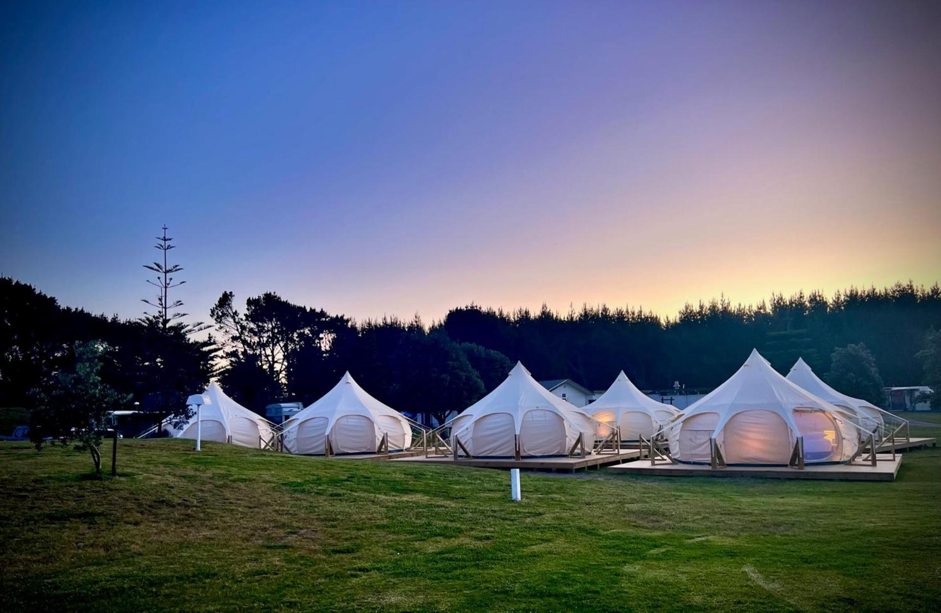 Foxton Beach Holiday Park Buitenkant foto