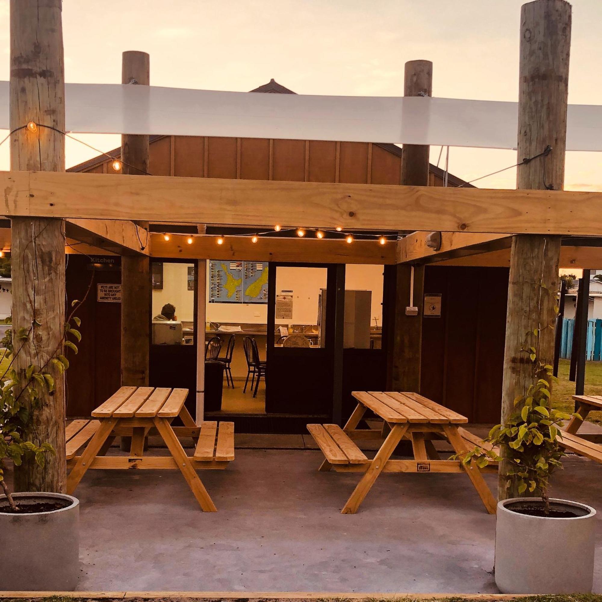 Foxton Beach Holiday Park Buitenkant foto