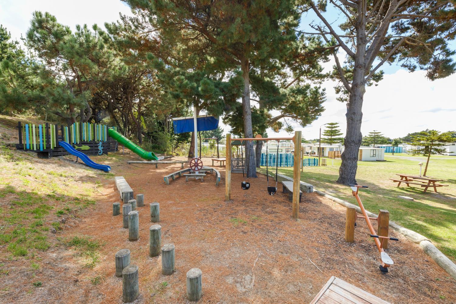 Foxton Beach Holiday Park Buitenkant foto