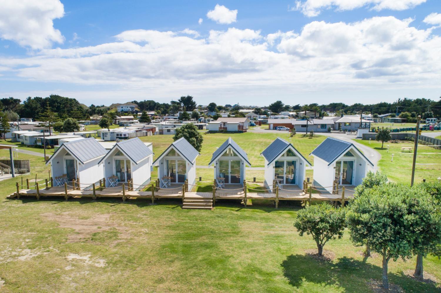 Foxton Beach Holiday Park Buitenkant foto